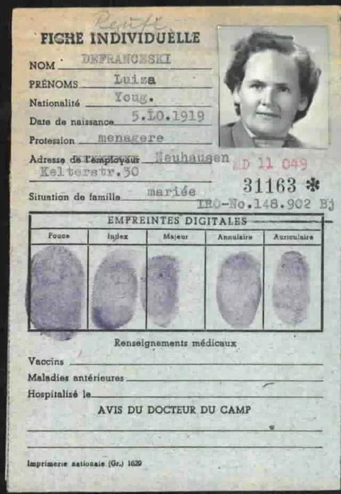 Luiza Defranceski — Fiche Individuelle
