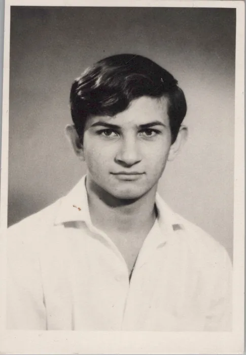 Ivan as a young man, studio portrait