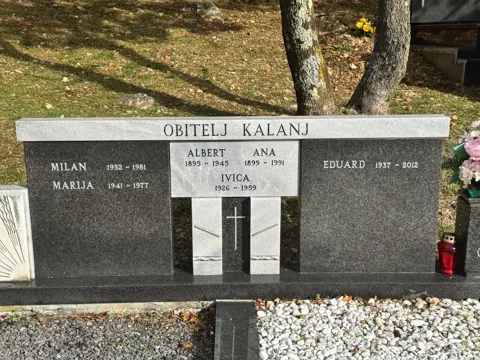 Kalanj grave — Albert, Ana, Ivica, Milan, Marija and Eduard