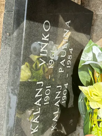 Kalanj grave — Vinko and Paulina