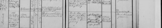 Peter Nicolaus Defranceschi baptised — father Johann of the navy, mother Paula Petra — Pola naval parish, 1874