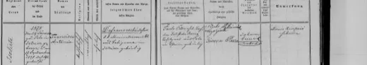 Francisca Antonia Defranceschi baptised — father Johann of Galignana, mother Paula Petra — Pola naval parish, 17 September 1878