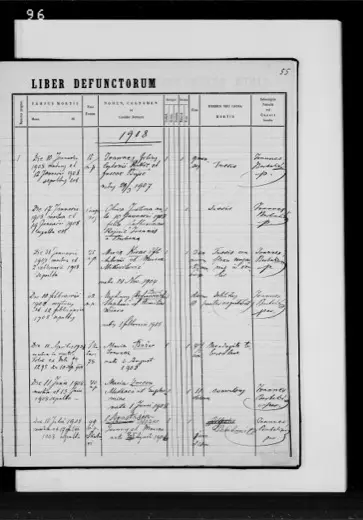 «Martinus (Defranceschi)» with «Buich» written above — 10 February 1908